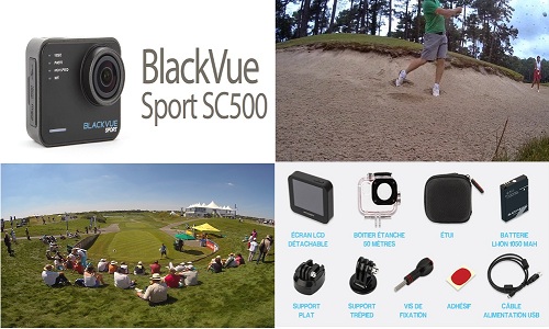 Test de la camera Pittasoft BlackVue Sport SC500 pour le golf