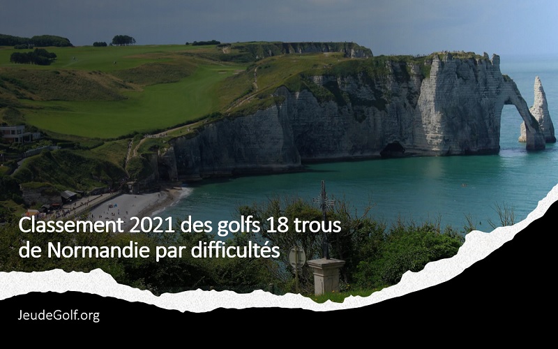 Classement 2021 des golfs 18 trous en Normandie par difficultés