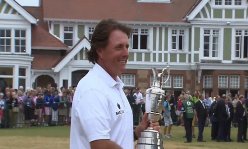 Phil Mickelson remporte l'Open Championship 2013