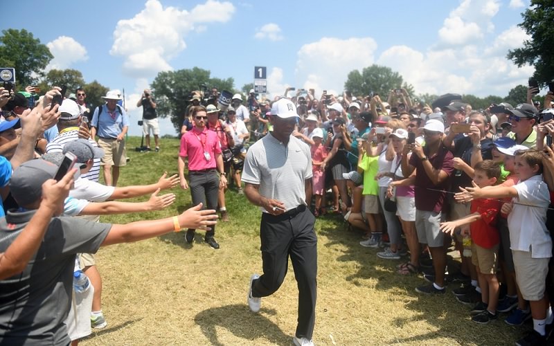 US PGA Championship: Tiger Woods ravive la flamme du public  - Crédit photo : Keith Gillett/Icon Sportswire