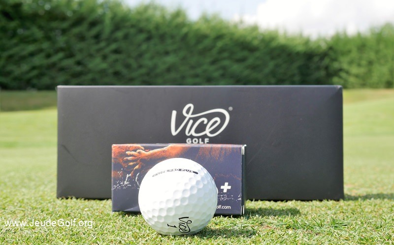 Test balles de golf VICE Pro Plus