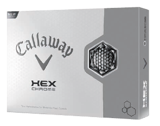 HEX CHROME - Balles de golf Callaway